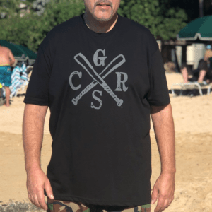 Can't Git Right | "Kriss Krossed" Bats | Men's Short-Sleeve T-Shirt In Black